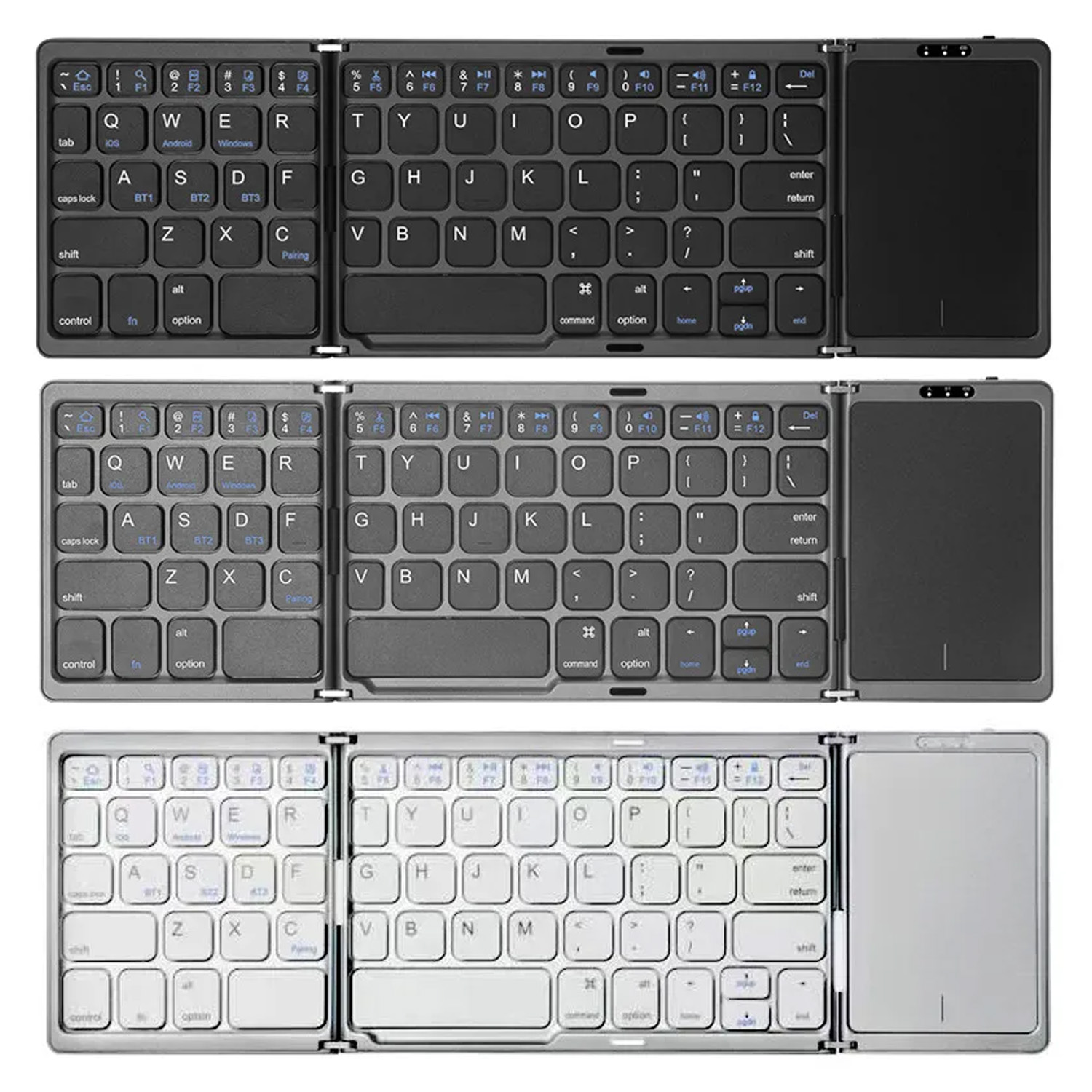 Gaming Console Ipad - Clavier Bluetooth pliable en 3 parties