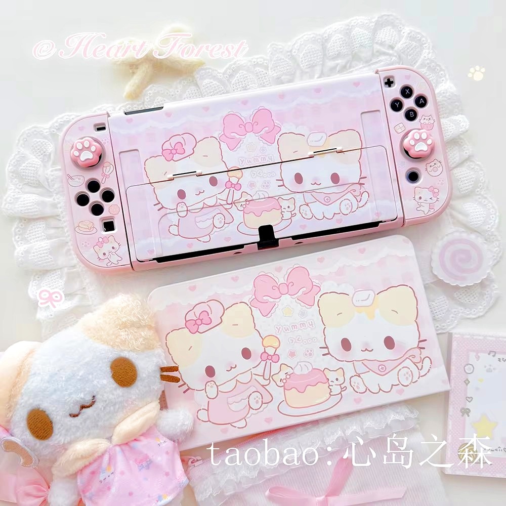 Gaming Console Japan - Coton bonbon chat mignon Switch2 Oled