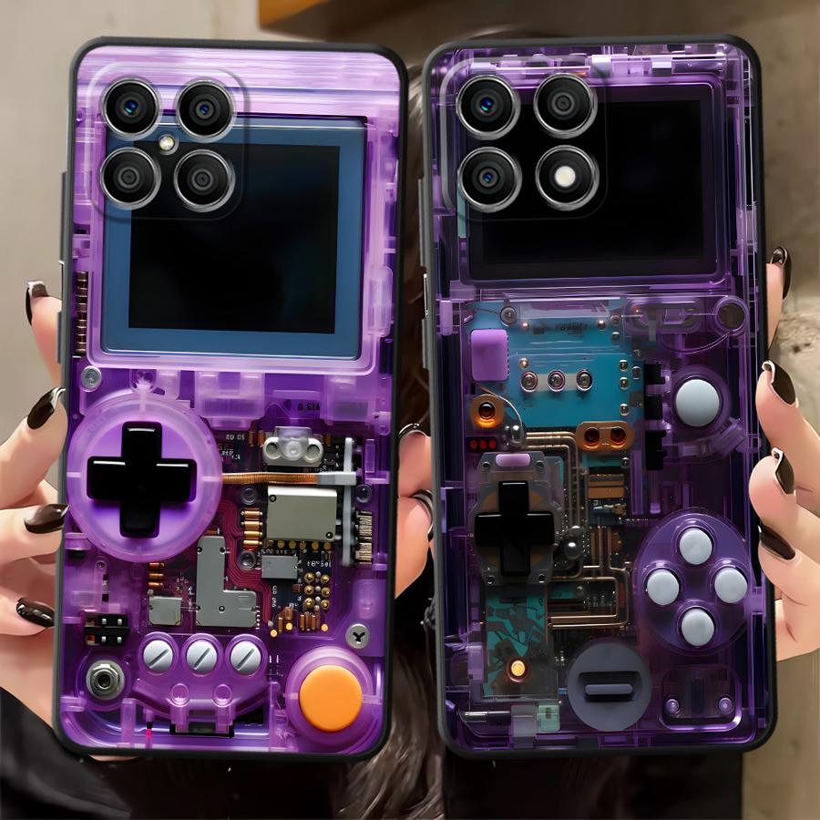 Gaming Console X6 - Étui de console de jeu violet