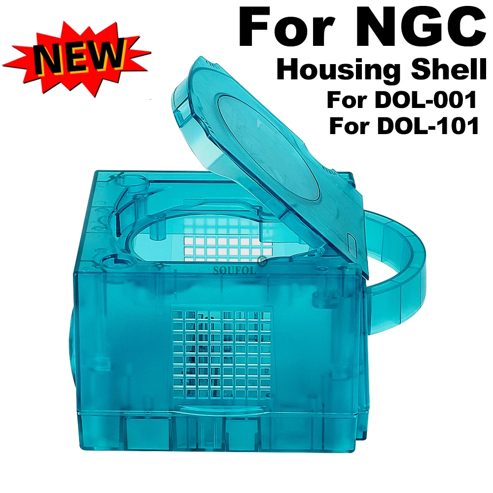 Gaming Console Vintage - Étui de remplacement bleu glace pour