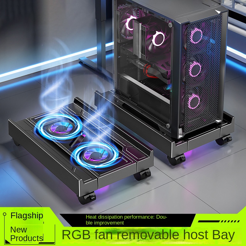 Gaming Console Tower - BEISHI support de processeur d'ordinateur réglable
