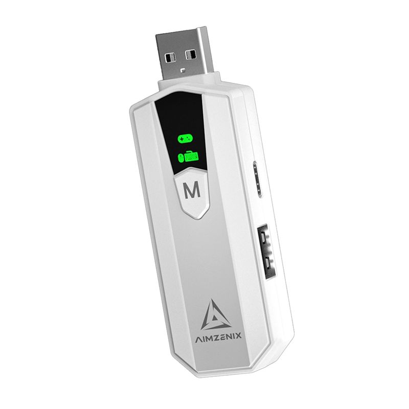 Gaming Console Tower - AIMZENIX AX200PRO Adaptateur Convertisseur K&M pour