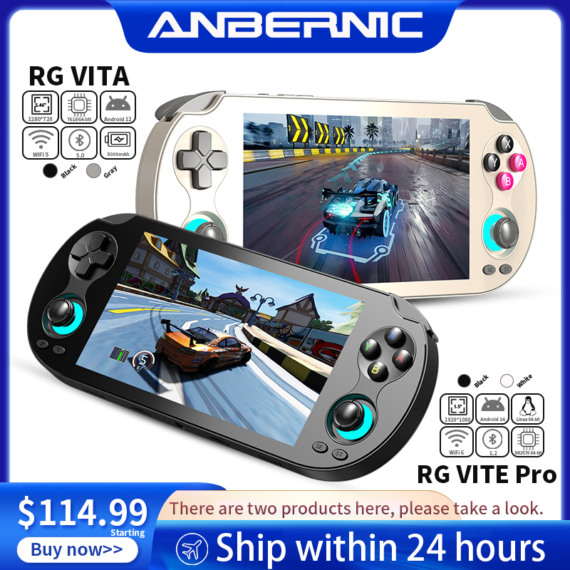 Gaming Console Video Game - Console de jeu portable ANBERNIC RG