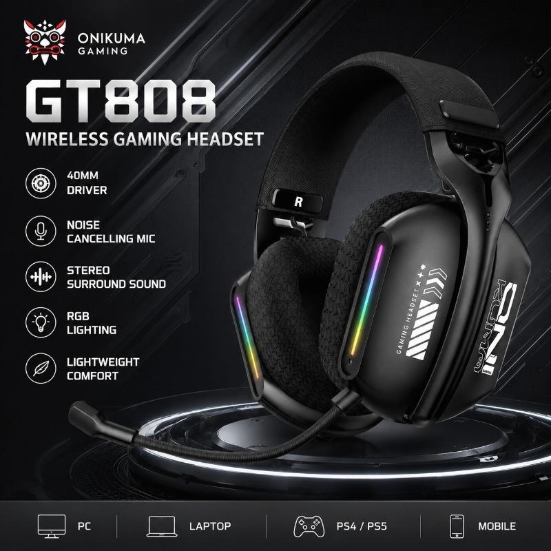 Gaming Console In Amazon - ONIKUMA GT808 – casque de jeu