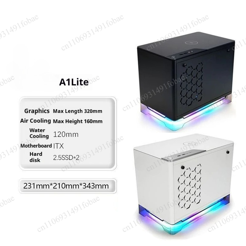 Gaming Console Tower - Boîtier Mini ITX A1 Lite, prend