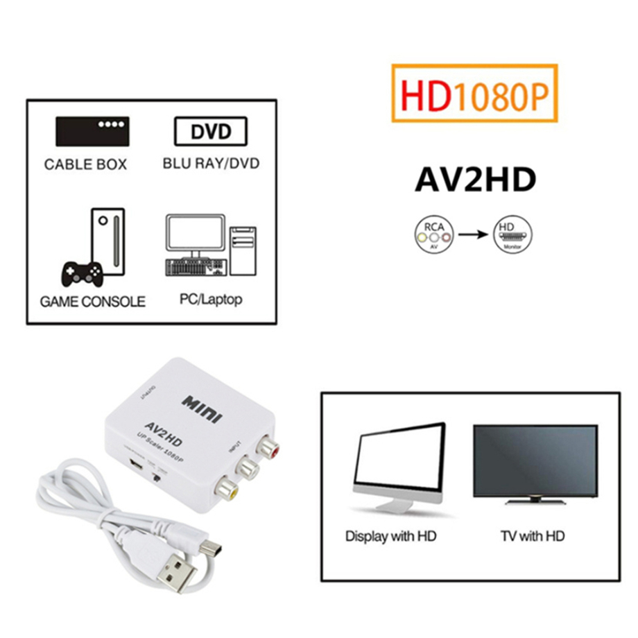 Boîtier convertisseur HDTV RCA - Gaming Console All In One avis et prix