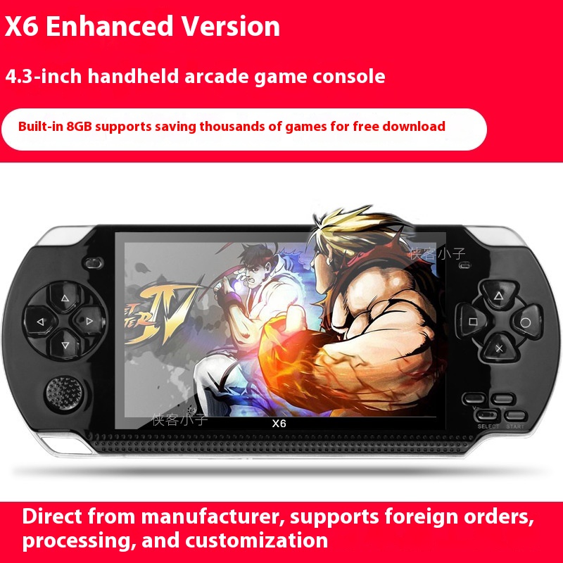 Psp 3000 X6 Console 12 Types d - Gaming Console X6 avis et prix