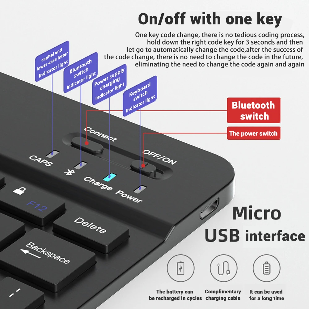 Mini clavier sans fil Bluetoot - Gaming Console Ipad avis et prix