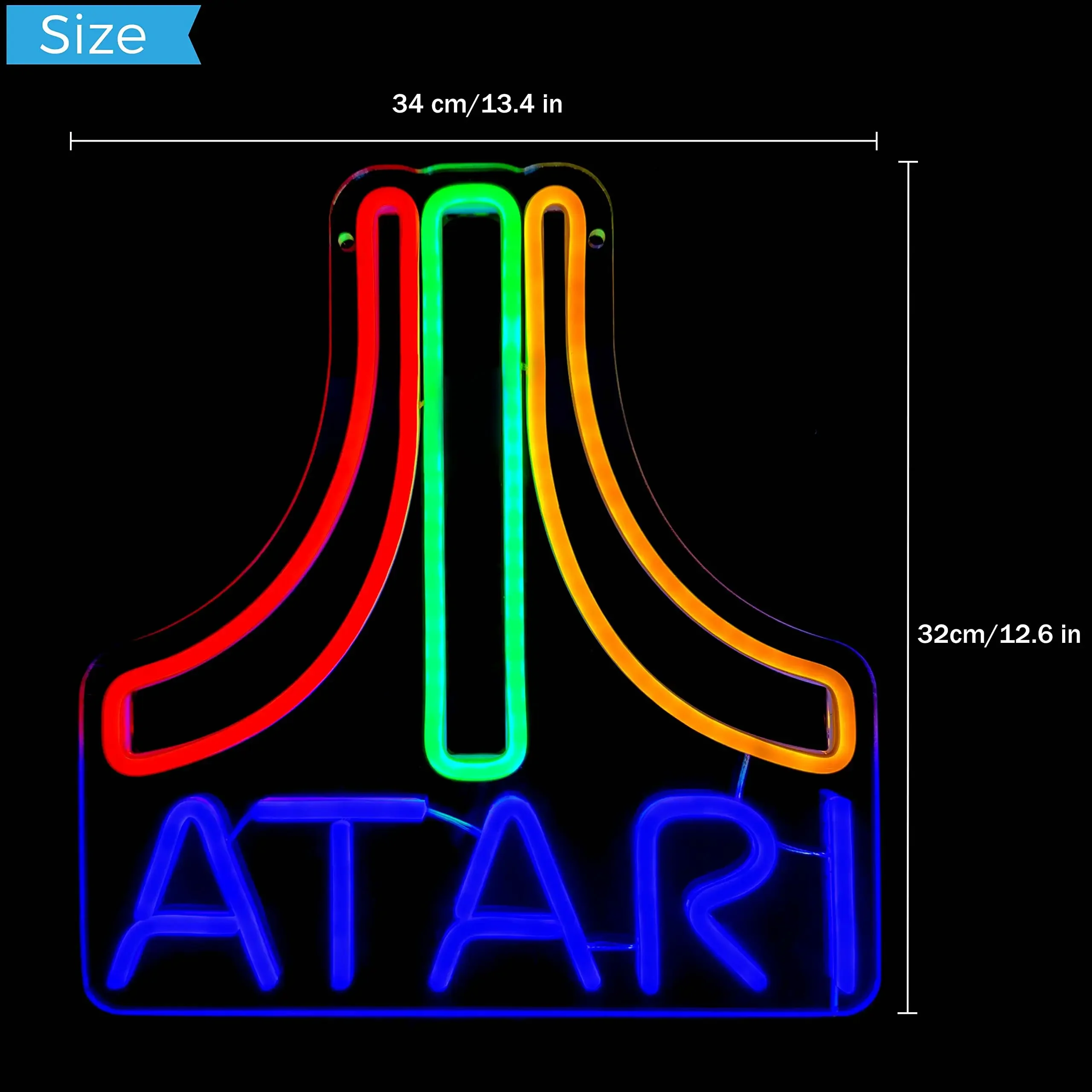 Jeu LED signe néon salle de je - Gaming Console Tower avis et prix